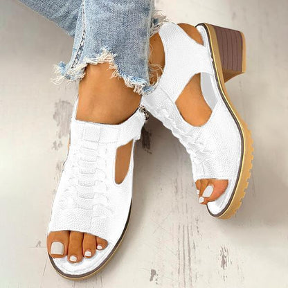 MW | Damen Sandalen mit Blockabsatz
