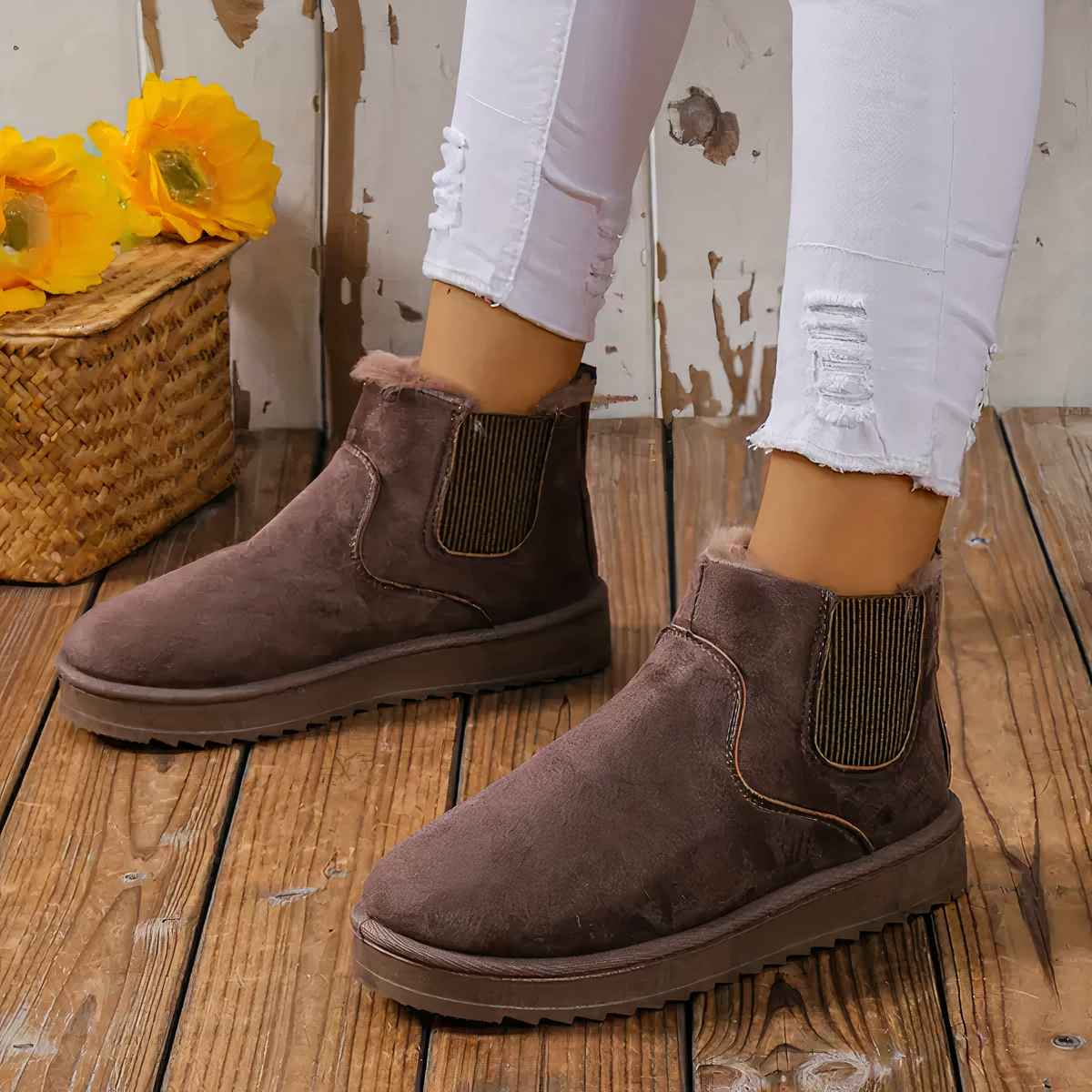Vintage inspirierte Orthopädische Stiefel
