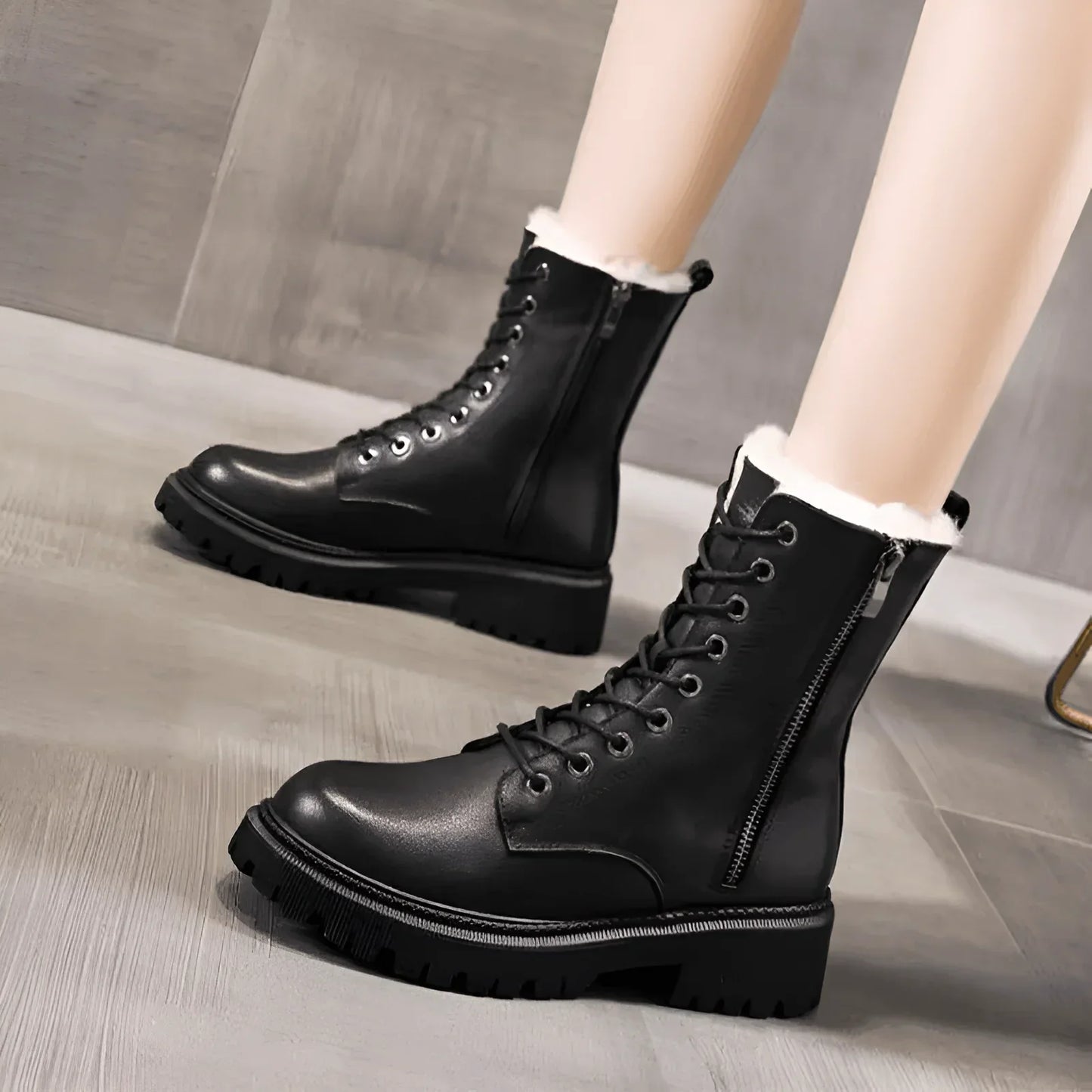 Klassische Orthopädische Stiefel mit zeitlosem Stil