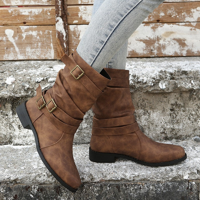 Klassische Orthopädische Stiefel mit zeitlosem Stil