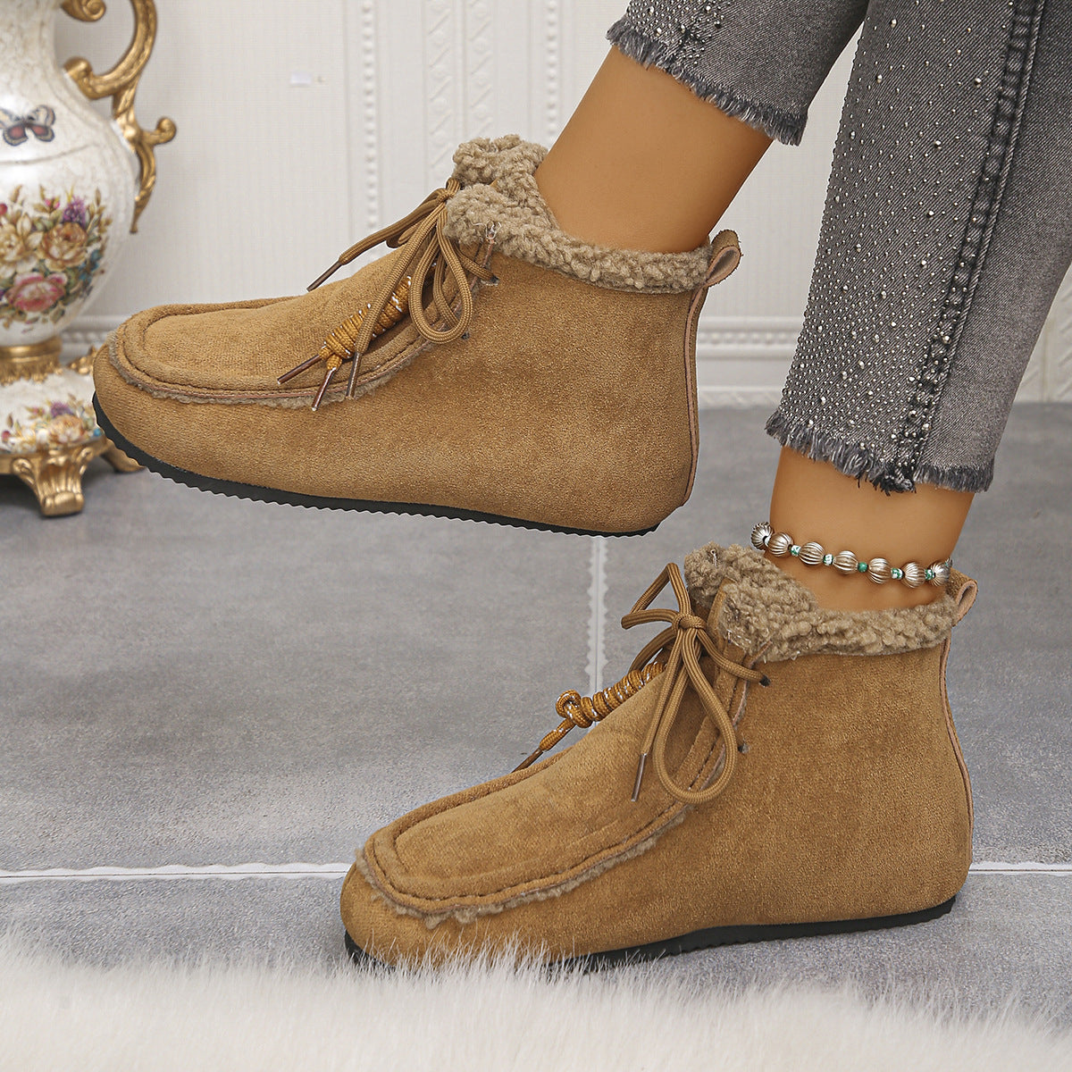 Klassische Orthopädische Stiefel mit zeitlosem Stil