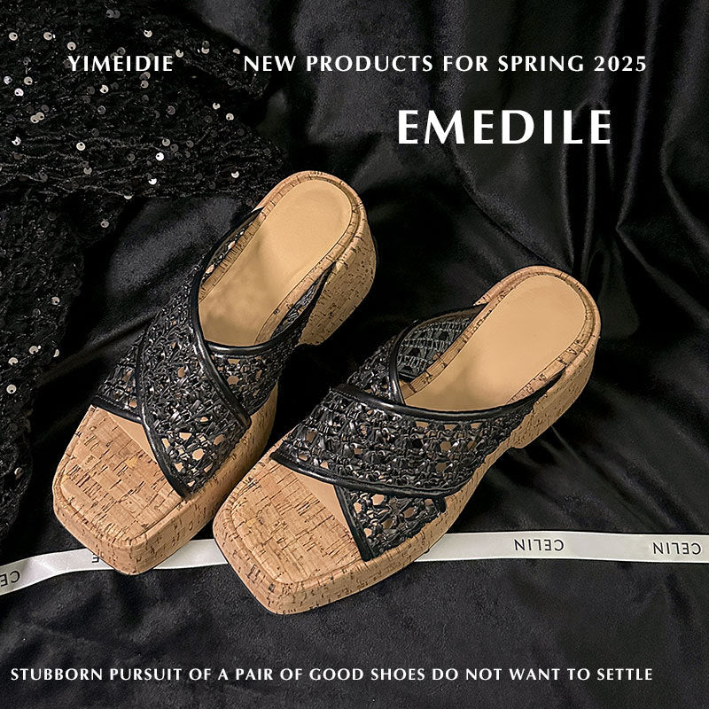 Vintage inspirierte Orthopädische Sandalen