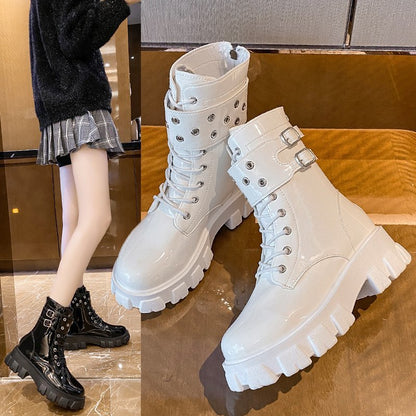 Anmutige Orthopädische Stiefel für modernen Look