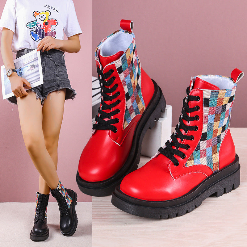 Vintage inspirierte Orthopädische Stiefel