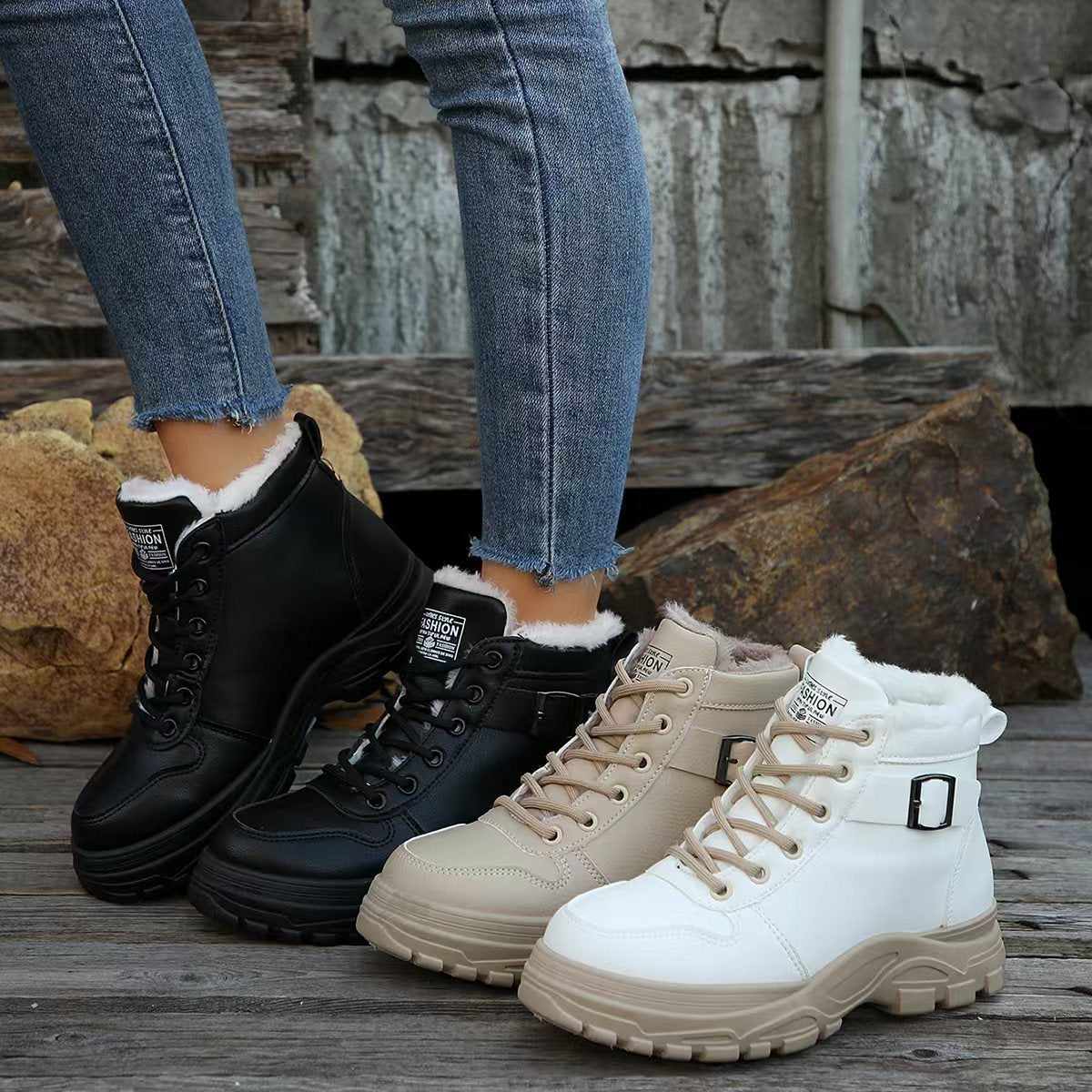 Klassische Orthopädische Stiefel mit zeitlosem Stil