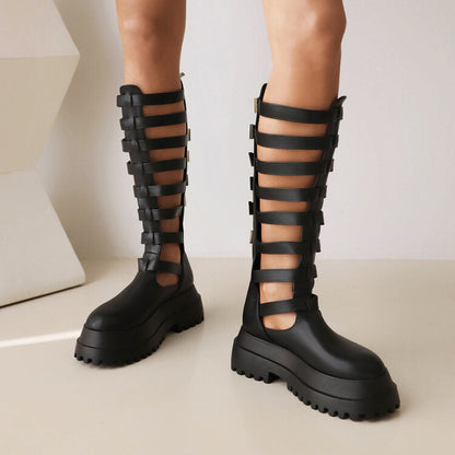 Vintage inspirierte Orthopädische Stiefel