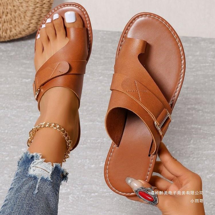 Klassische Orthopädische Sandalen mit zeitlosem Stil