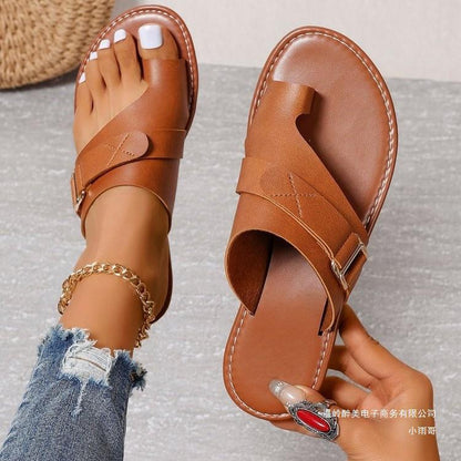 Klassische Orthopädische Sandalen mit zeitlosem Stil