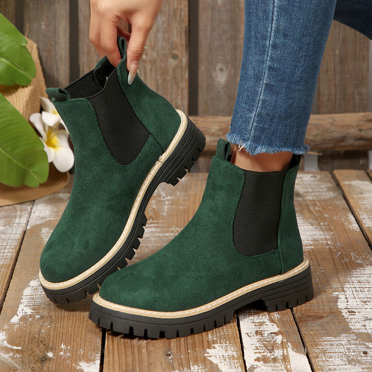 Anmutige Orthopädische Stiefel für modernen Look