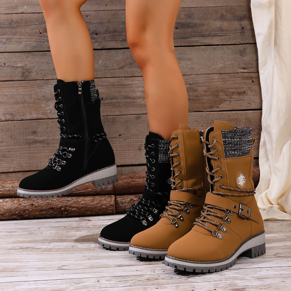 Schicke Orthopädische Stiefel mit einzigartigem Design