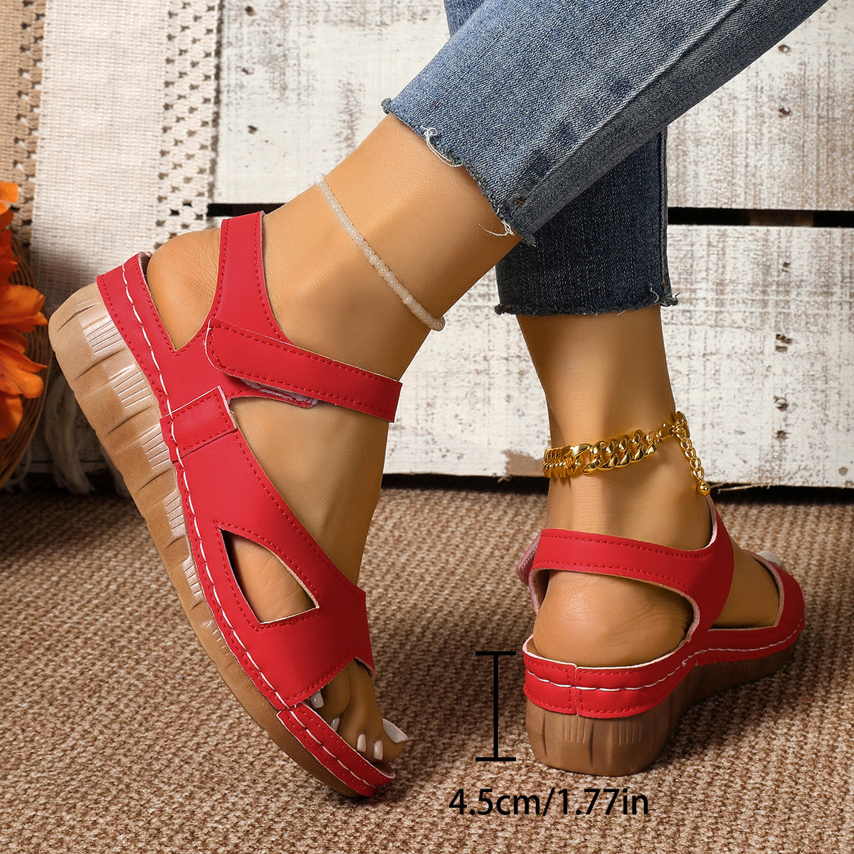 Anmutige Orthopädische Sandalen für modernen Look