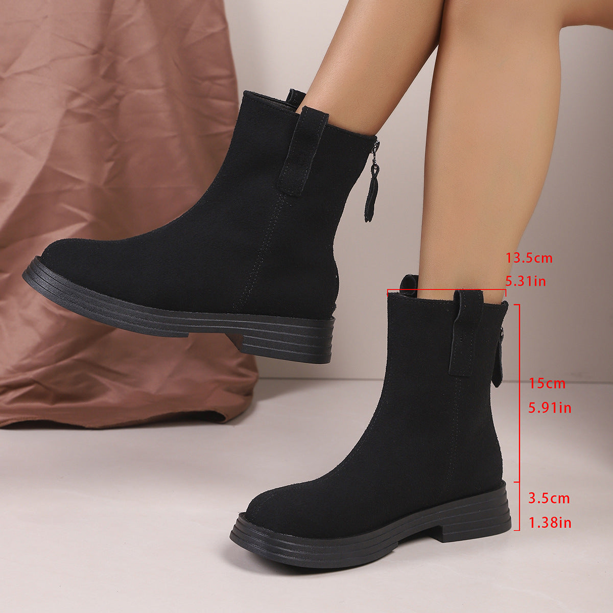 Vintage inspirierte Orthopädische Stiefel