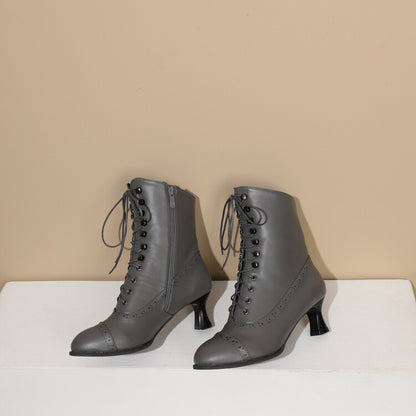 Vintage inspirierte Orthopädische Stiefel