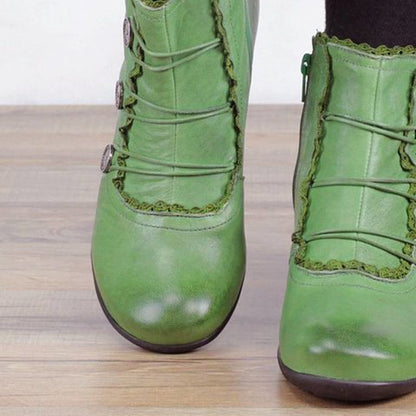 Vintage inspirierte Orthopädische Stiefel