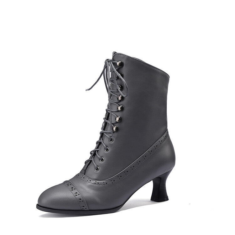 Vintage inspirierte Orthopädische Stiefel