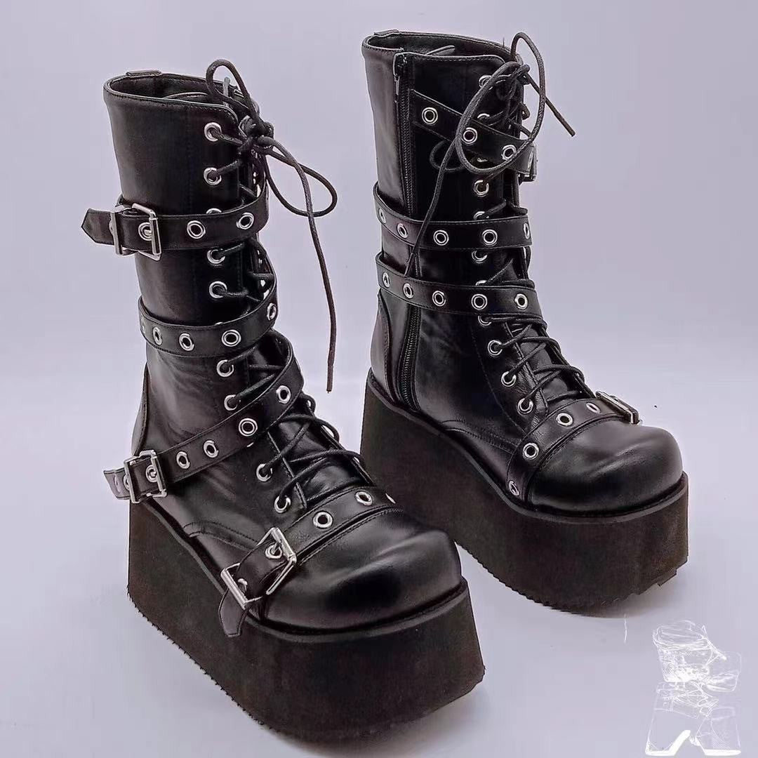 Vintage inspirierte Orthopädische Stiefel