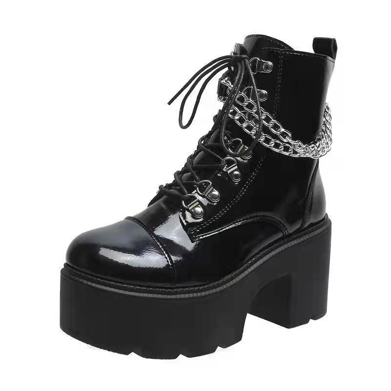 Vintage inspirierte Orthopädische Stiefel