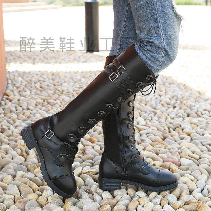 Vintage inspirierte Orthopädische Stiefel