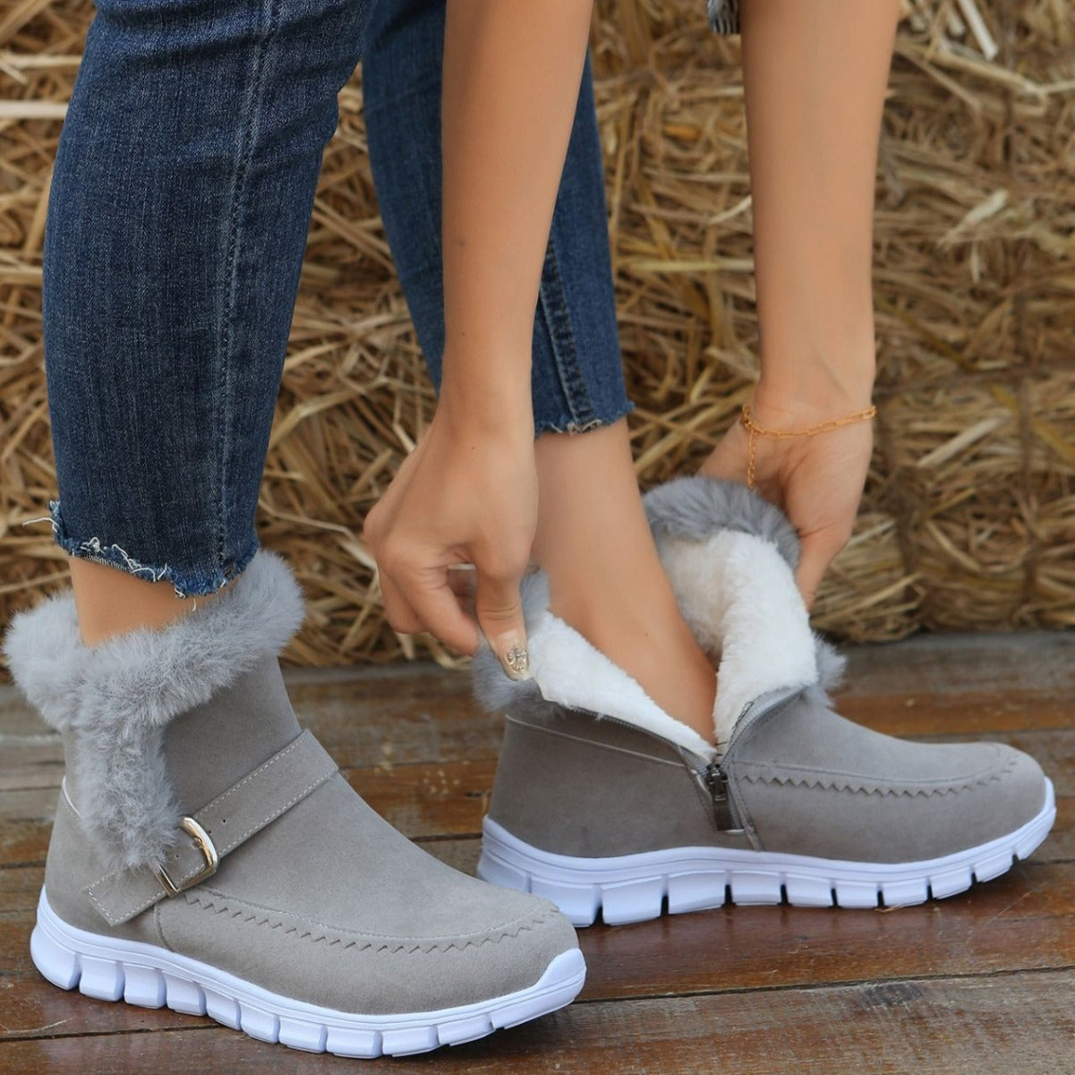 Schicke Orthopädische Stiefel mit einzigartigem Design