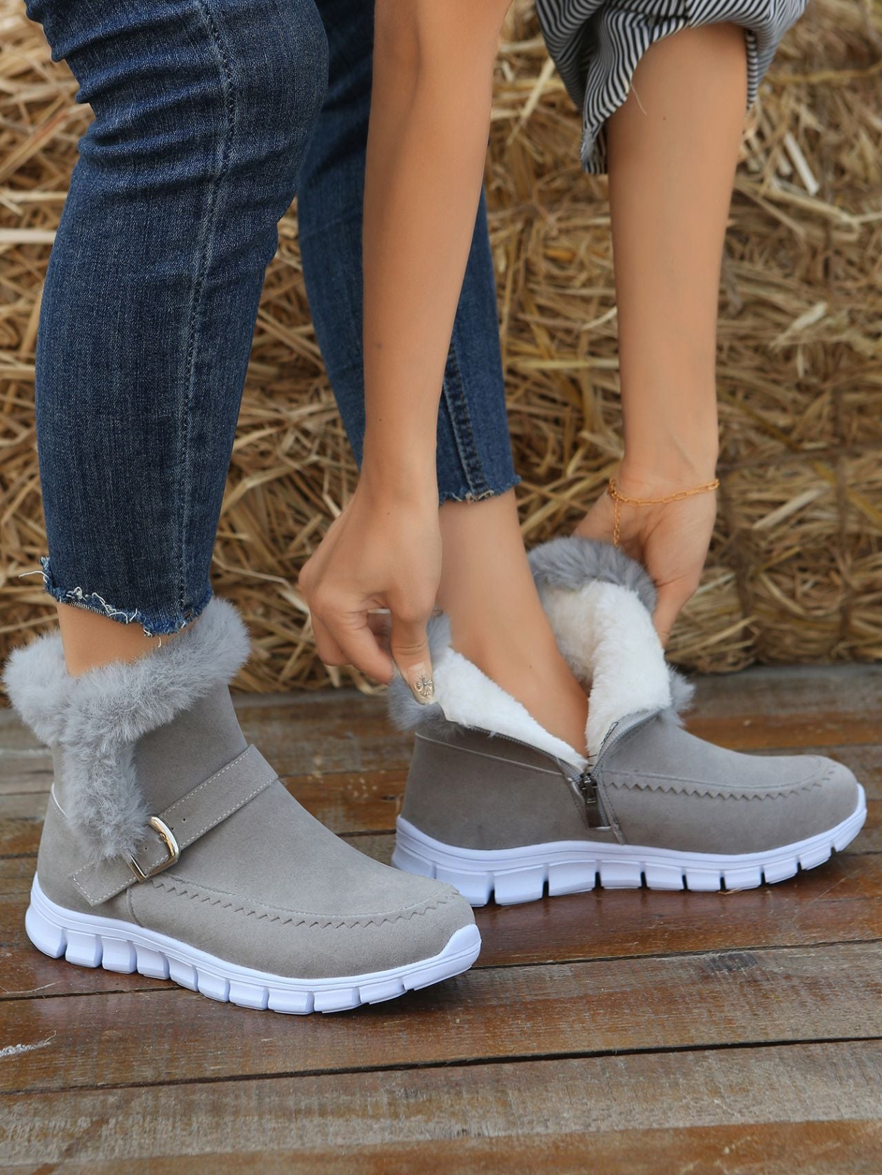 Schicke Orthopädische Stiefel mit einzigartigem Design