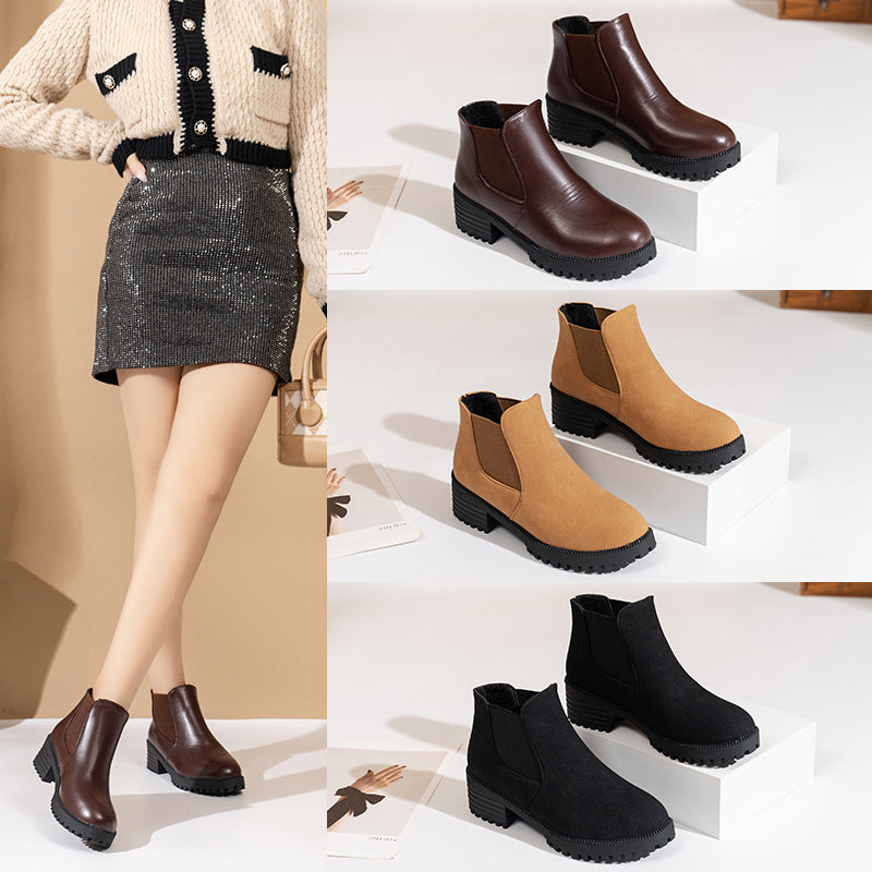 Klassische Orthopädische Stiefel mit zeitlosem Stil