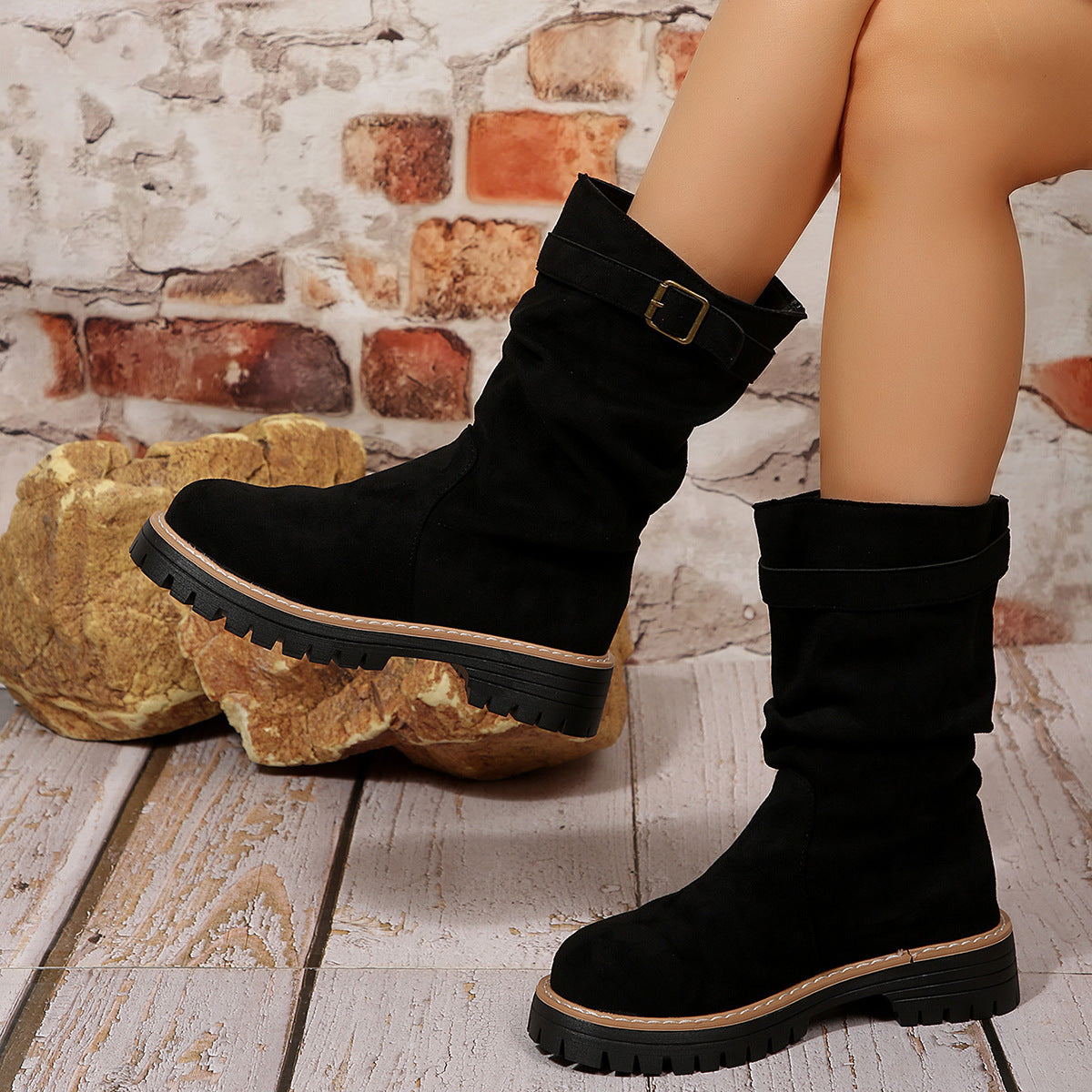 Vintage inspirierte Orthopädische Stiefel