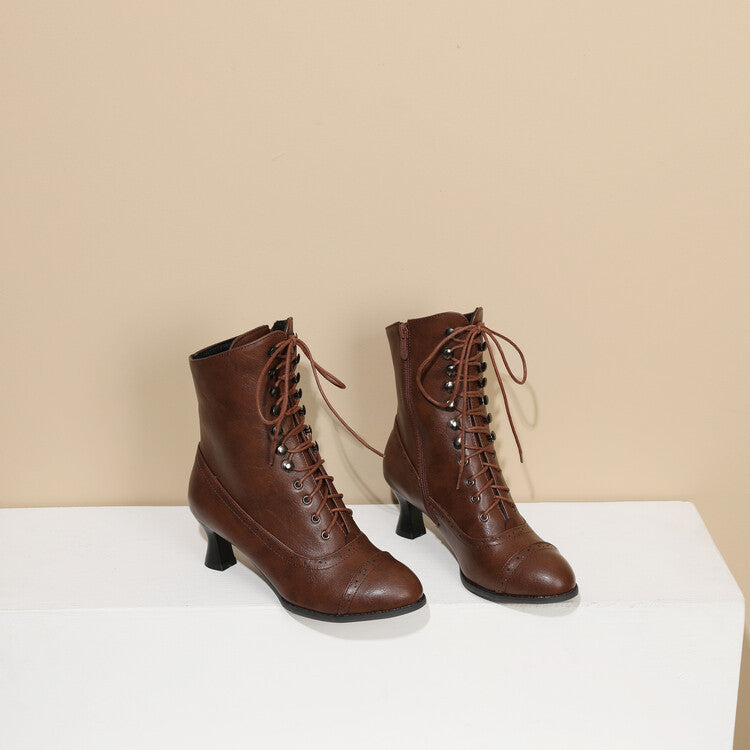 Vintage inspirierte Orthopädische Stiefel