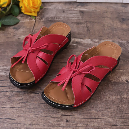 Vintage inspirierte Orthopädische Sandalen
