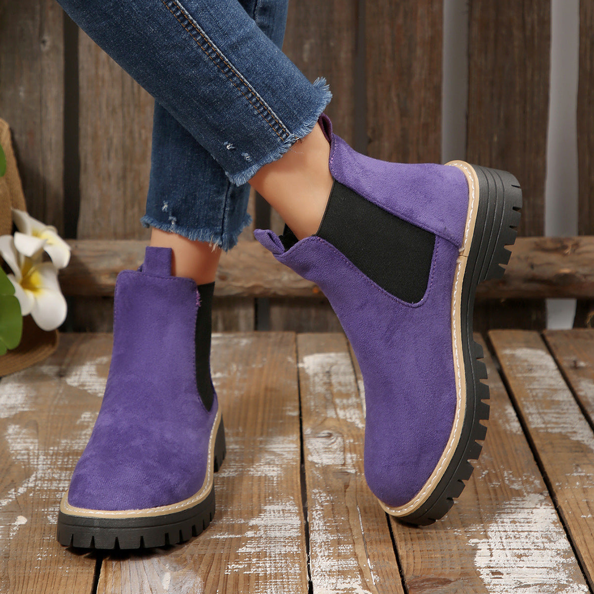 Anmutige Orthopädische Stiefel für modernen Look