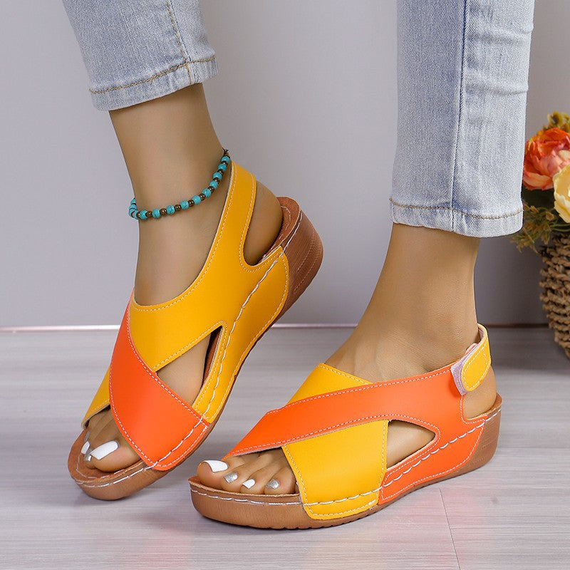Vintage inspirierte Orthopädische Sandalen