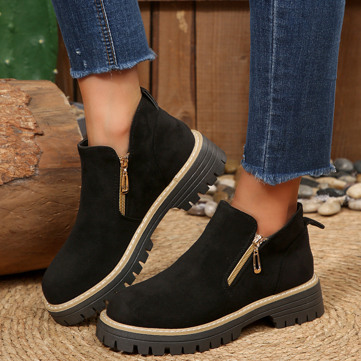 Anmutige Orthopädische Stiefel für modernen Look