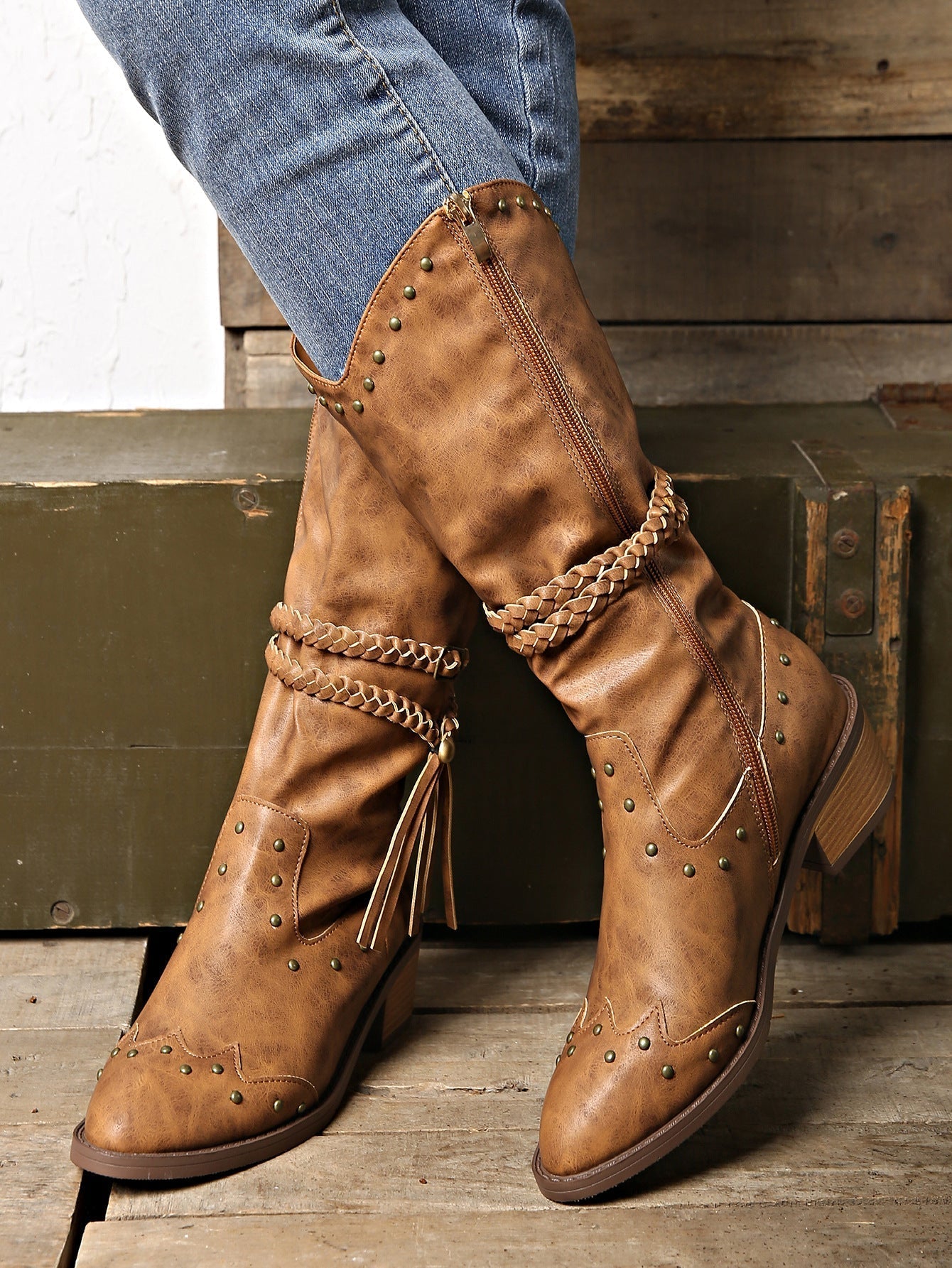 Klassische Orthopädische Stiefel mit zeitlosem Stil