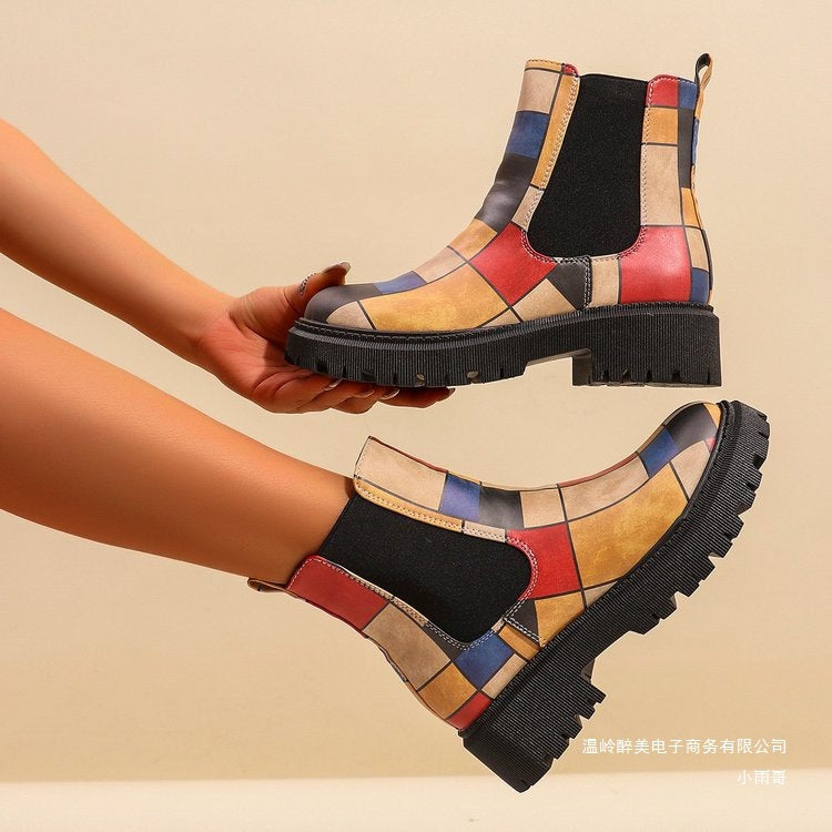 Klassische Orthopädische Stiefel mit zeitlosem Stil