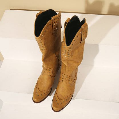 Vintage inspirierte Orthopädische Stiefel