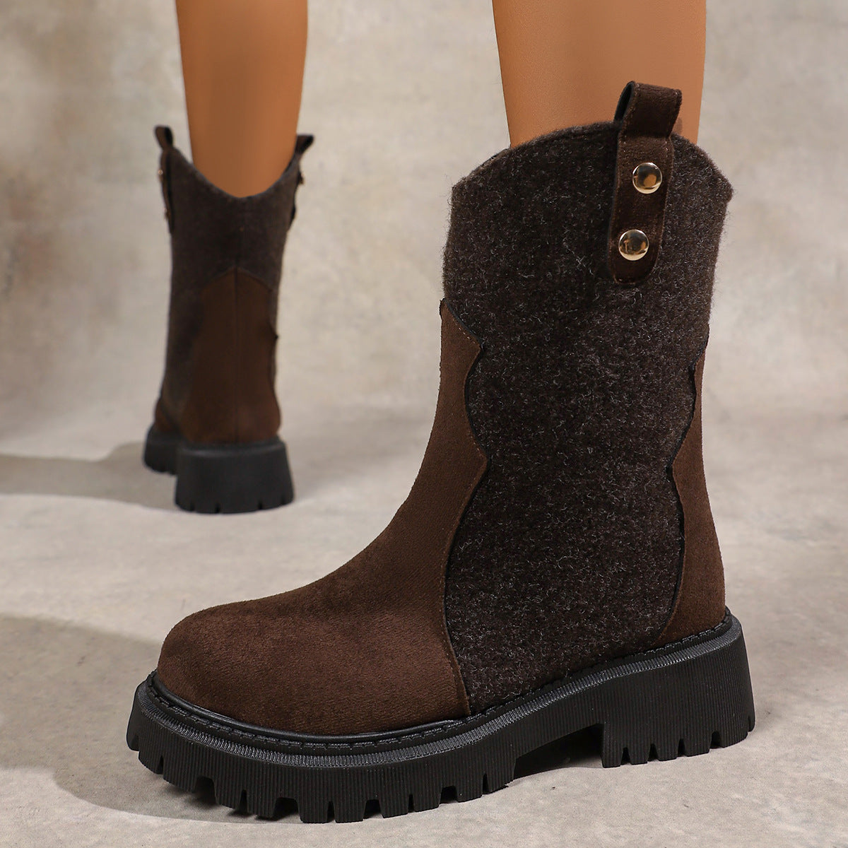 Vintage inspirierte Orthopädische Stiefel