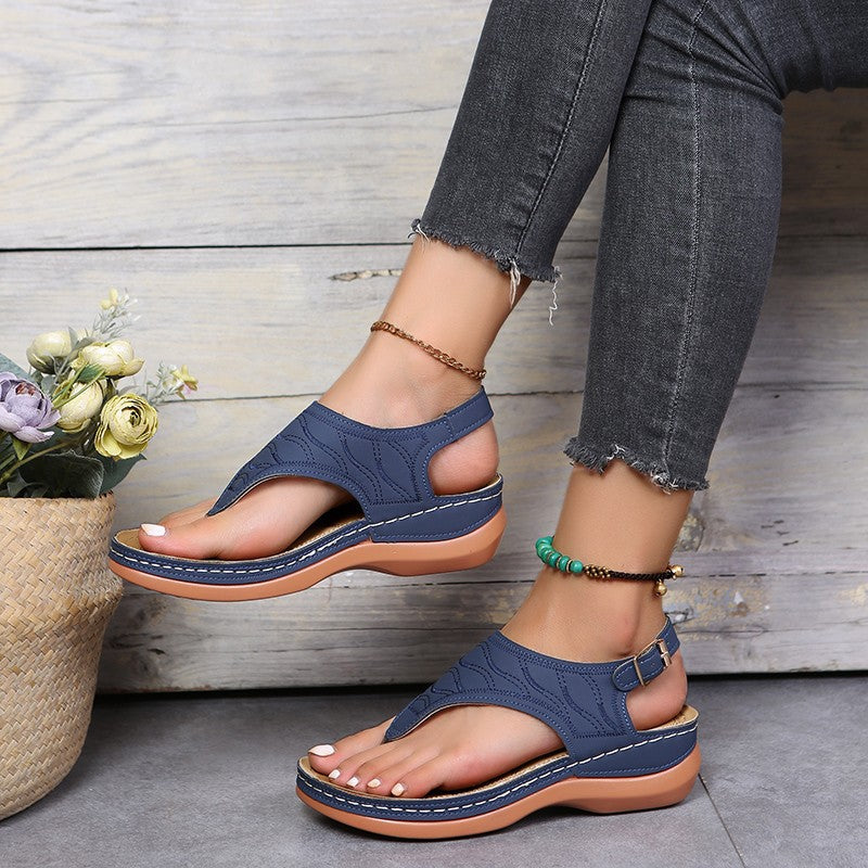 Vintage inspirierte Orthopädische Sandalen