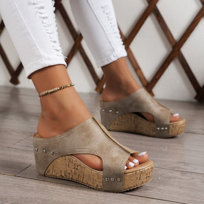 Vintage inspirierte Orthopädische Sandalen