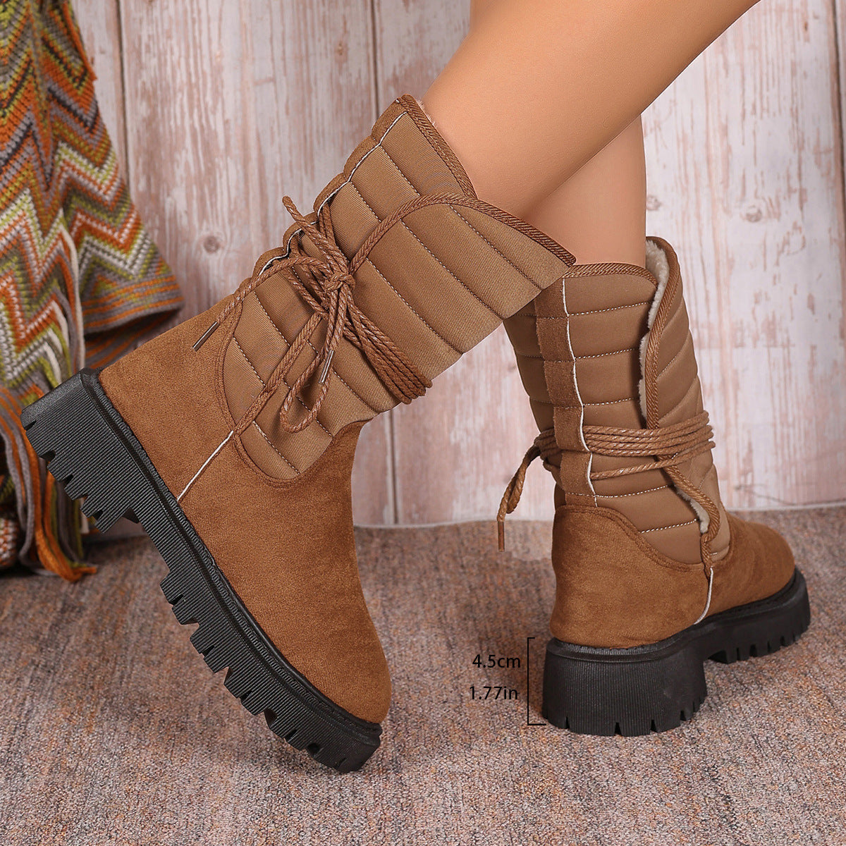 Vintage inspirierte Orthopädische Stiefel