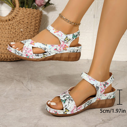 Vintage inspirierte Orthopädische Sandalen