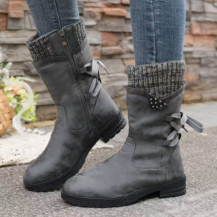 Anmutige Orthopädische Stiefel für modernen Look