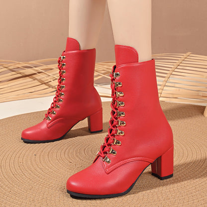 Vintage inspirierte Orthopädische Stiefel