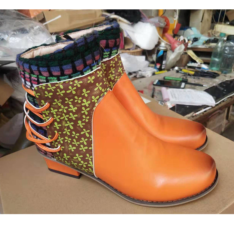 Anmutige Orthopädische Stiefel für modernen Look