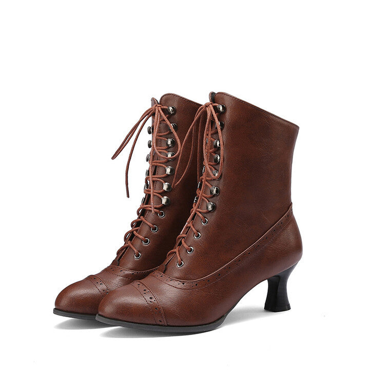 Vintage inspirierte Orthopädische Stiefel