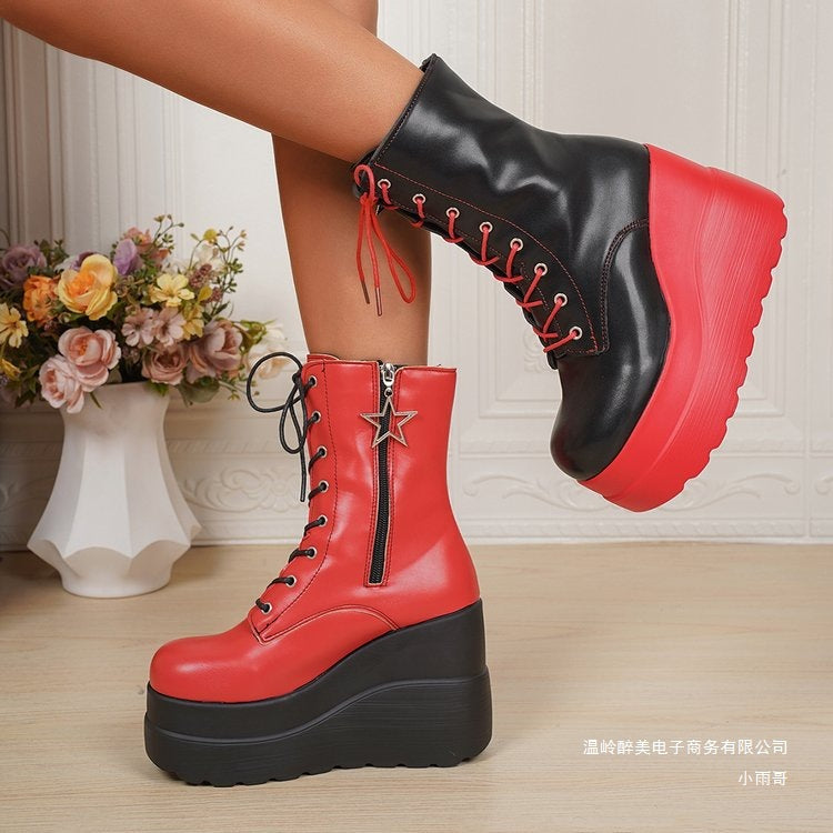 Klassische Orthopädische Stiefel mit zeitlosem Stil