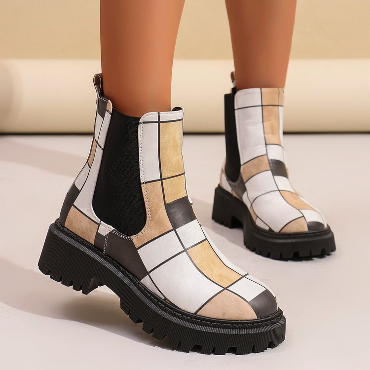 Klassische Orthopädische Stiefel mit zeitlosem Stil
