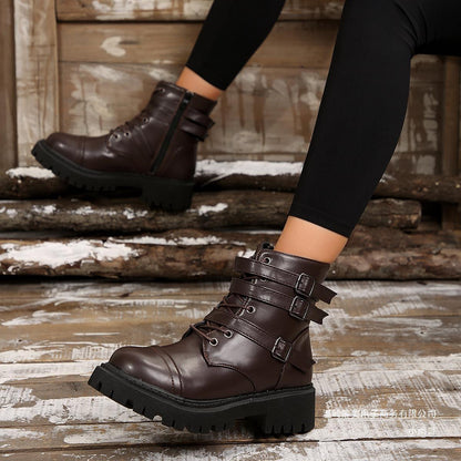 Vintage inspirierte Orthopädische Stiefel