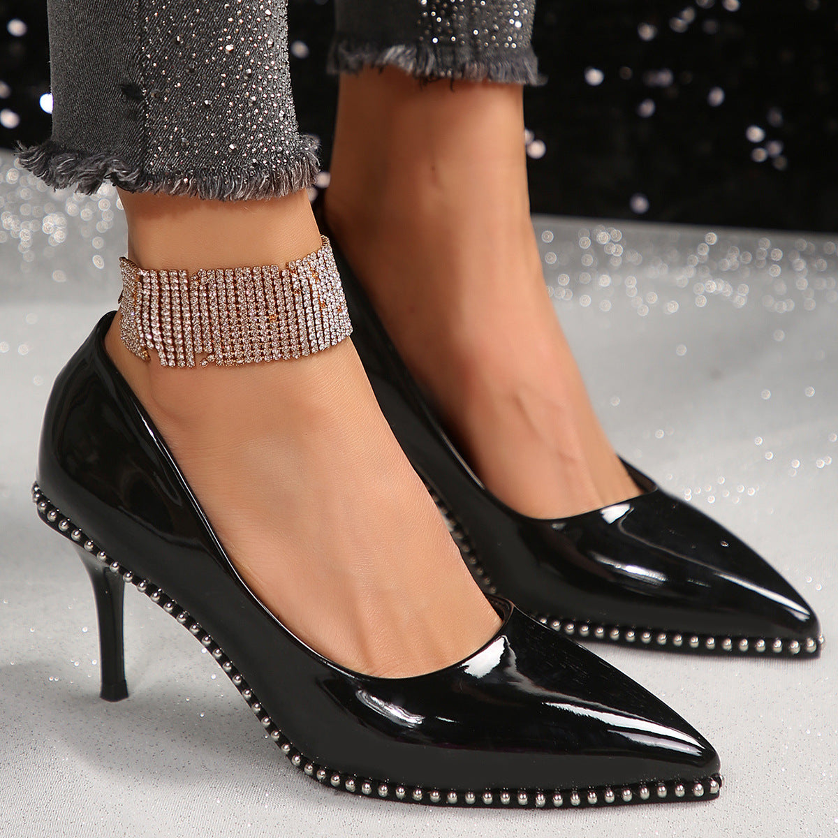 Klassische Orthopädische Absatzschuhe mit zeitlosem Stil