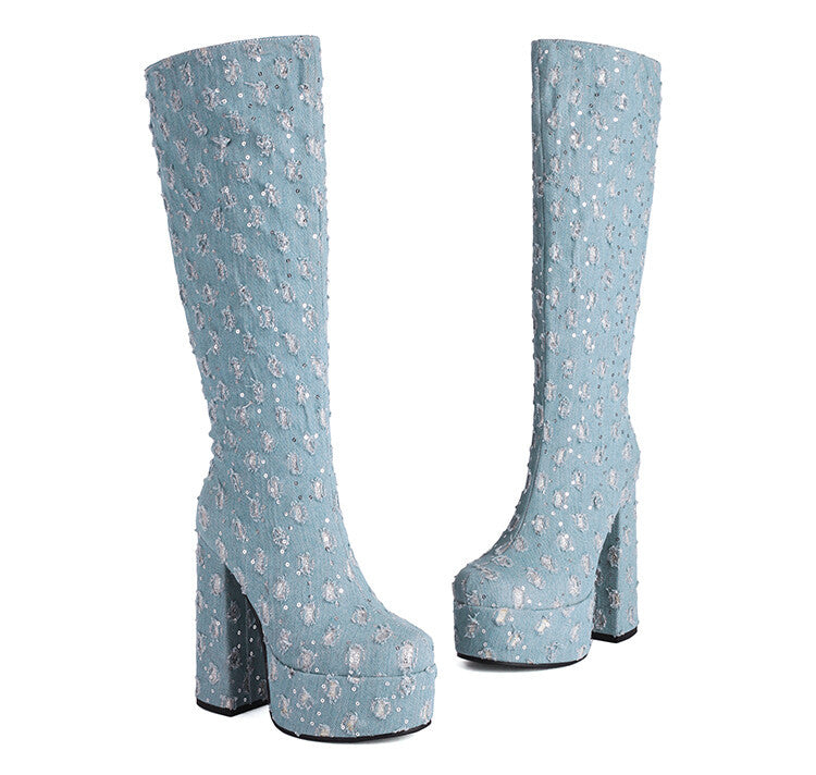 Vintage inspirierte Orthopädische Stiefel