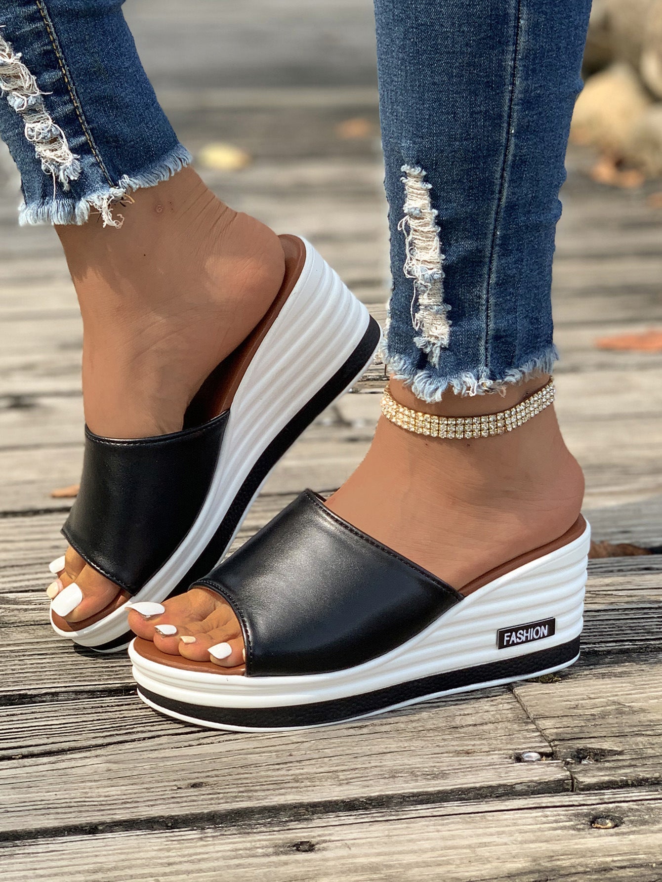 MW | Fischmaul Keile Sommer Sandalen