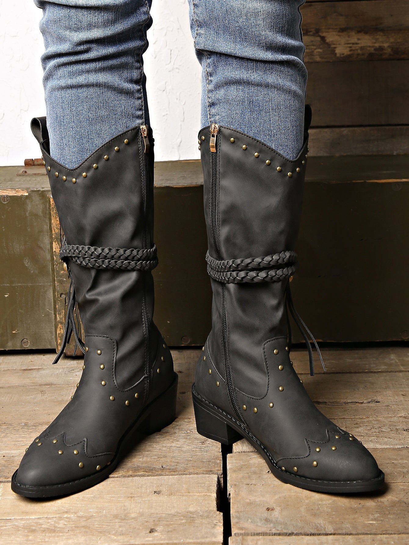 Klassische Orthopädische Stiefel mit zeitlosem Stil